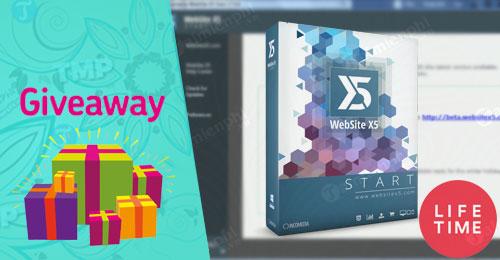 (Giveaway) Nhận bản quyền miễn phí WebSite X5 Start 17