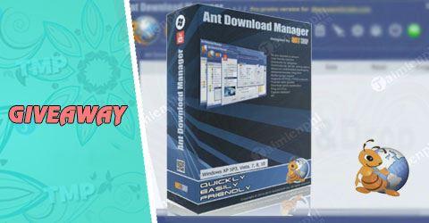 (Giveaway) Tặng Bản Quyền Miễn Phí Ant Download Manager PRO