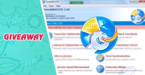 TweakMaster Giveaway: Bản quyền miễn phí tăng tốc download từ Internet