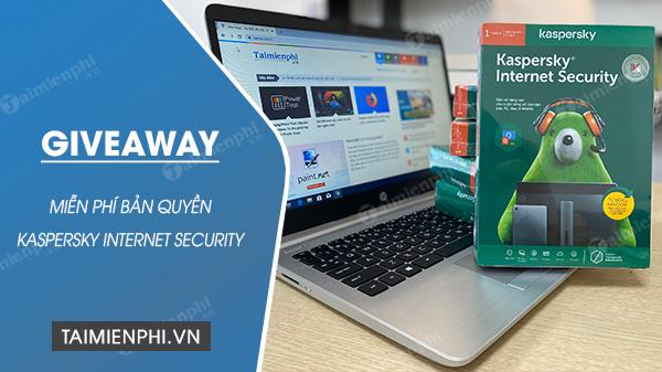 TopBuzz Tặng Bản Quyền Kaspersky Internet Security