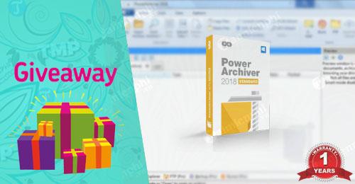 (Giveaway) Nhận bản quyền miễn phí PowerArchiver 2018 để nén và giải nén file