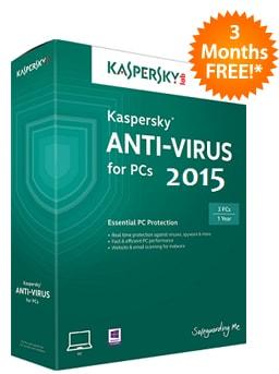 (Giveaway) Đăng ký bản quyền 3 tháng Kaspersky Antivirus 2015, diệt virus chuyên nghiệp từ 23/6