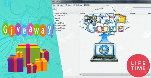 (Giveaway) Tặng bản quyền miễn phí GDocsDrive để quản lý Google Drive