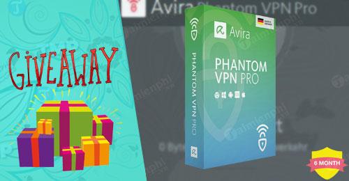 Tặng 6 tháng sử dụng Avira Phantom VPN Pro miễn phí trị giá 47,7 USD