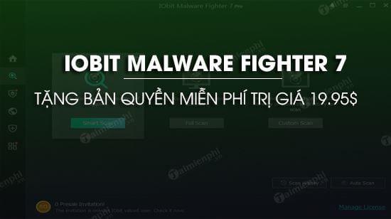 (Giveaway) Đăng ký bản quyền IObit Malware Fighter 7, diệt malware, bảo vệ máy tính