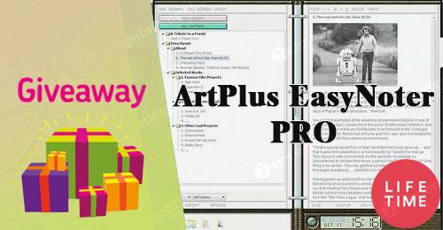 (Giveaway) Bản quyền miễn phí ArtPlus EasyNoter PRO, phần mềm tạo ghi chú, quản lý công việc cá nhân