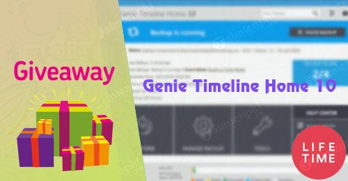 (Giveaway) Bản quyền miễn phí Genie Timeline Home 10 - Sao lưu và phục hồi dữ liệu nhanh chóng