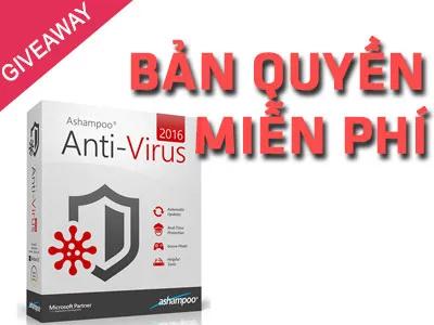 (Giveaway) Đăng ký bản quyền Ashampoo AntiVirus 2016, diệt virus máy tính từ 13/10 - Cơ hội nhận miễn phí!