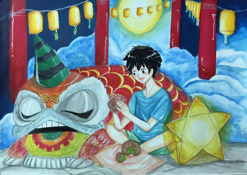 Top 12 Bức tranh vẽ Trung thu đẹp và ý nghĩa nhất